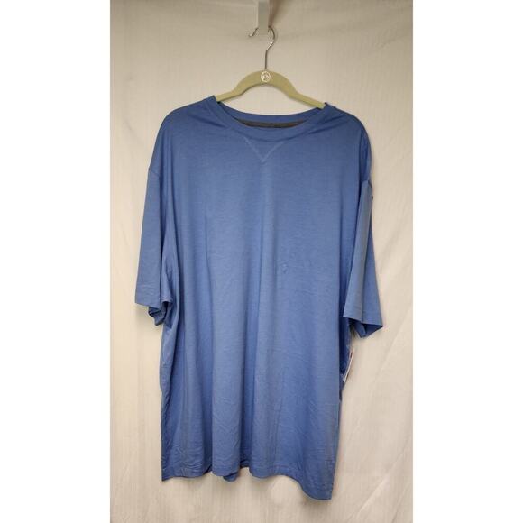 Cremieux Loungewear Blue Crewneck Stretch Short Sleeve T-Shirt 2XB - Picture 5 of 8